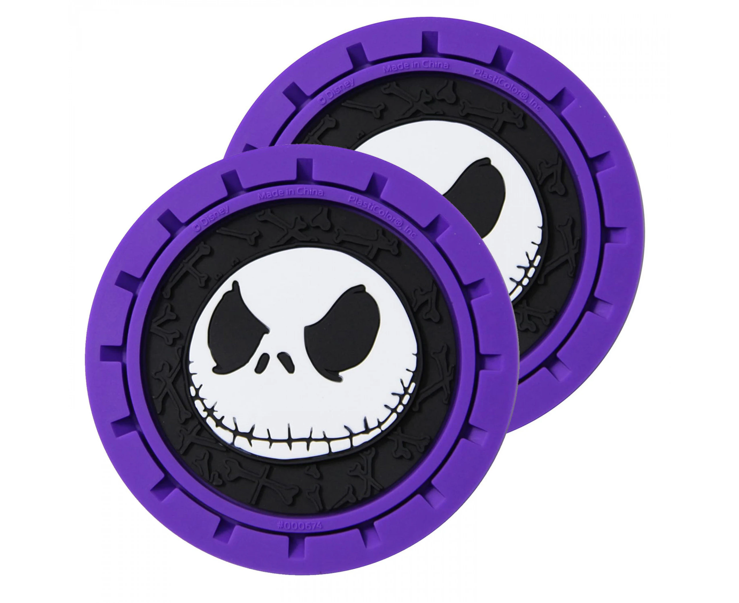 Nightmare Before Christmas Car Cup Holder Coaster 2-Pack