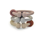 3pc Playette Silicone Links Baby/Infant Teething/Chew Ring Play Toy 4m+
