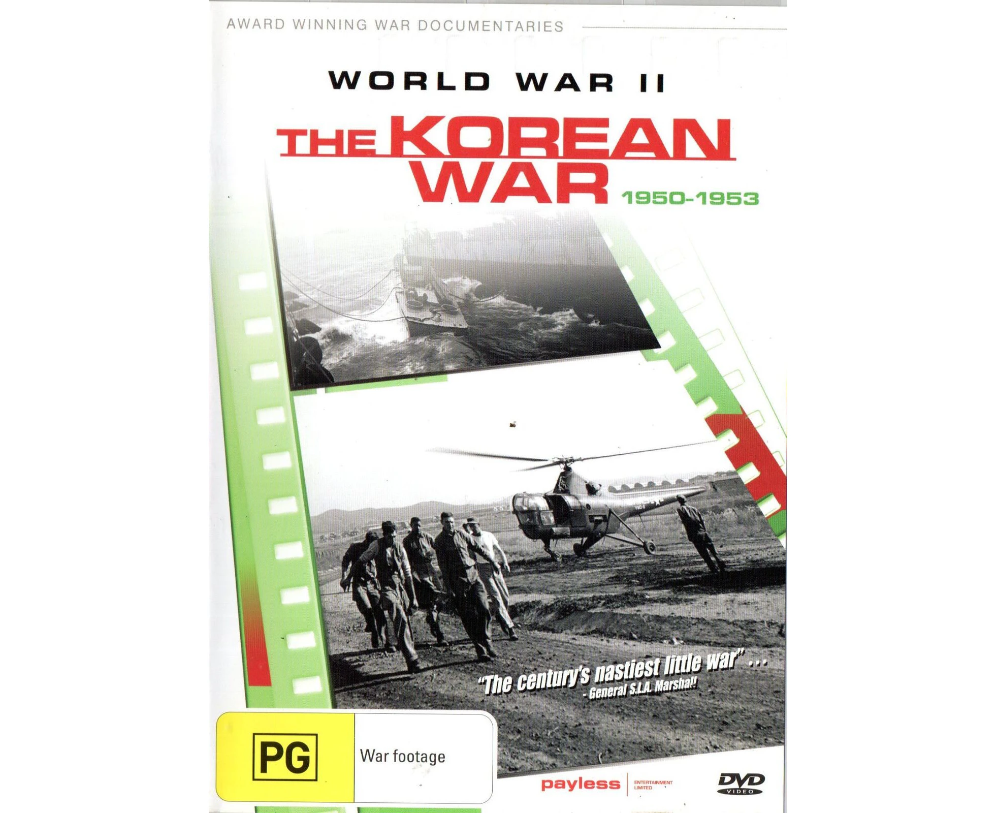 WORLD WAR II THE KOREAN WAR 1950-1953 DVD