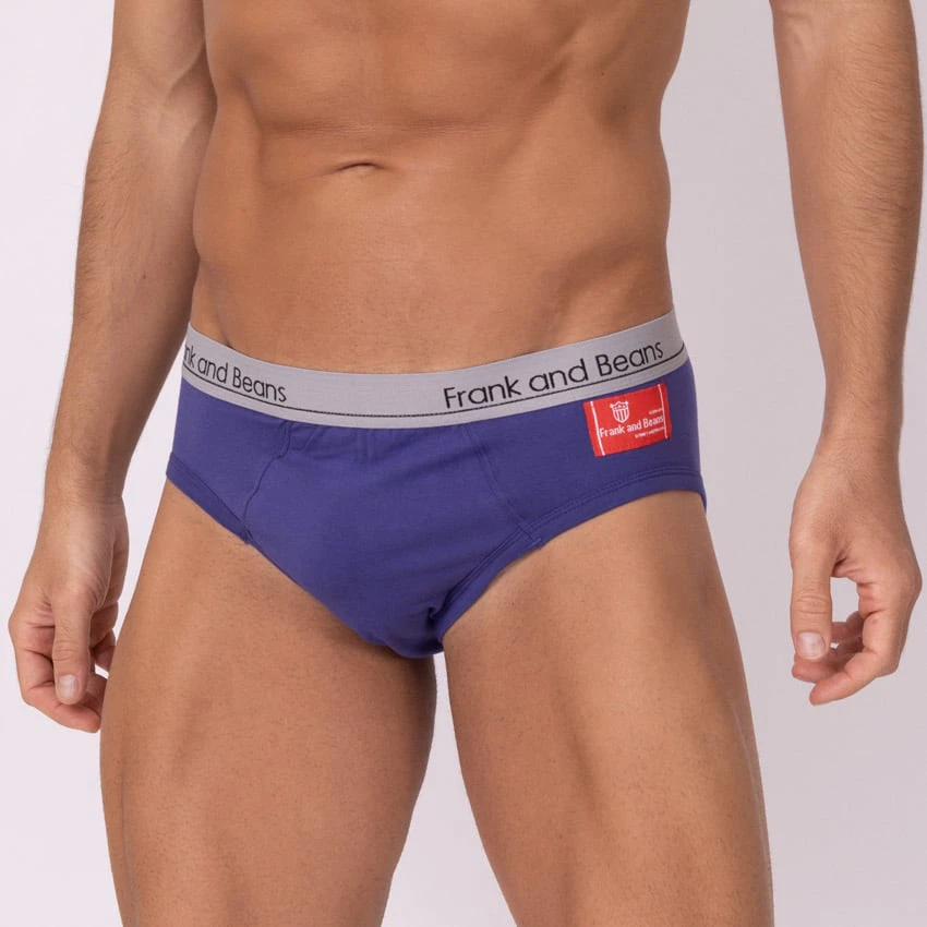 Mens Briefs Jocks  Cotton Purple - Frank and Beans Underwear