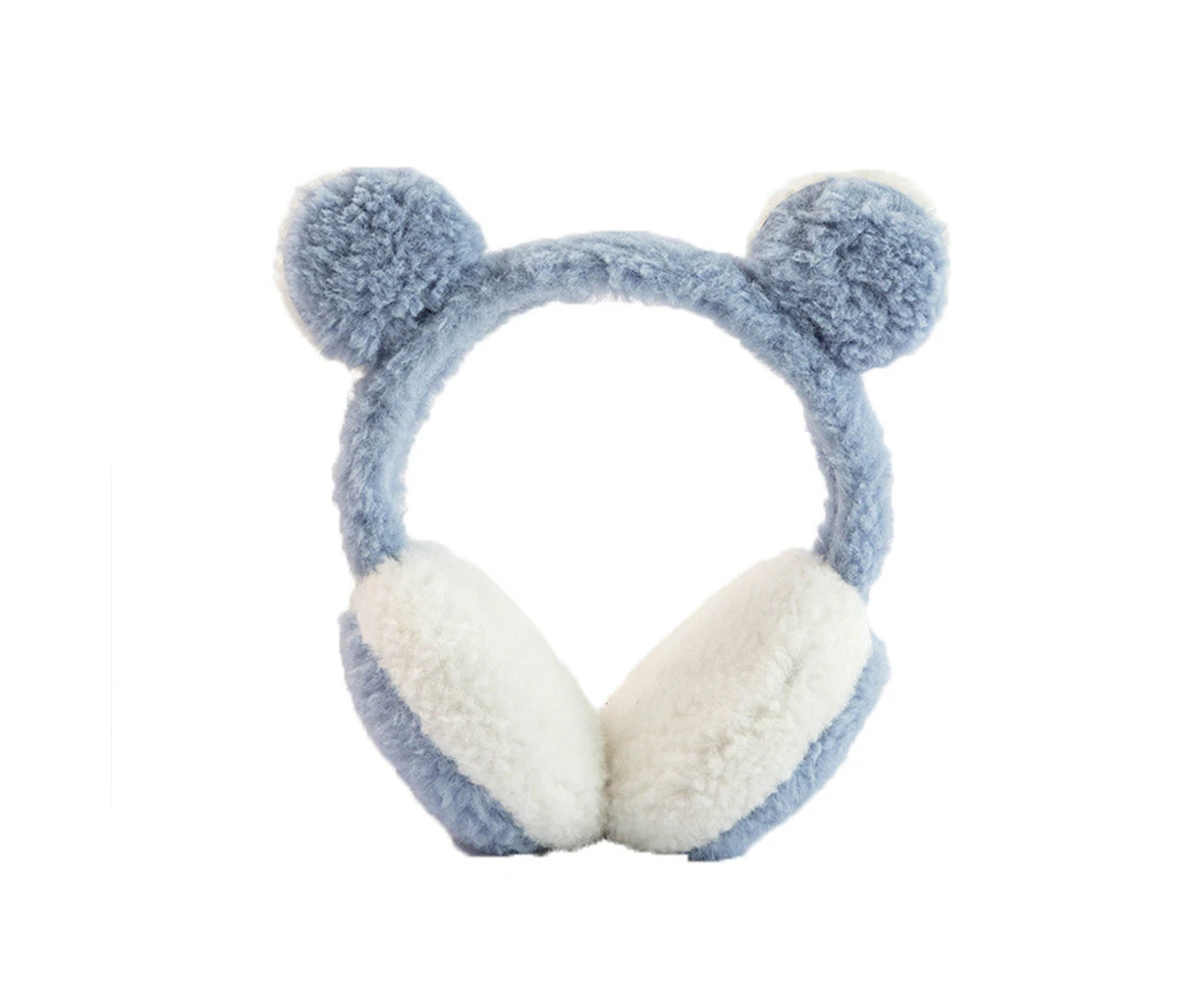 Winter earmuffs for children Warm earmuffs for boys and girls - Blue