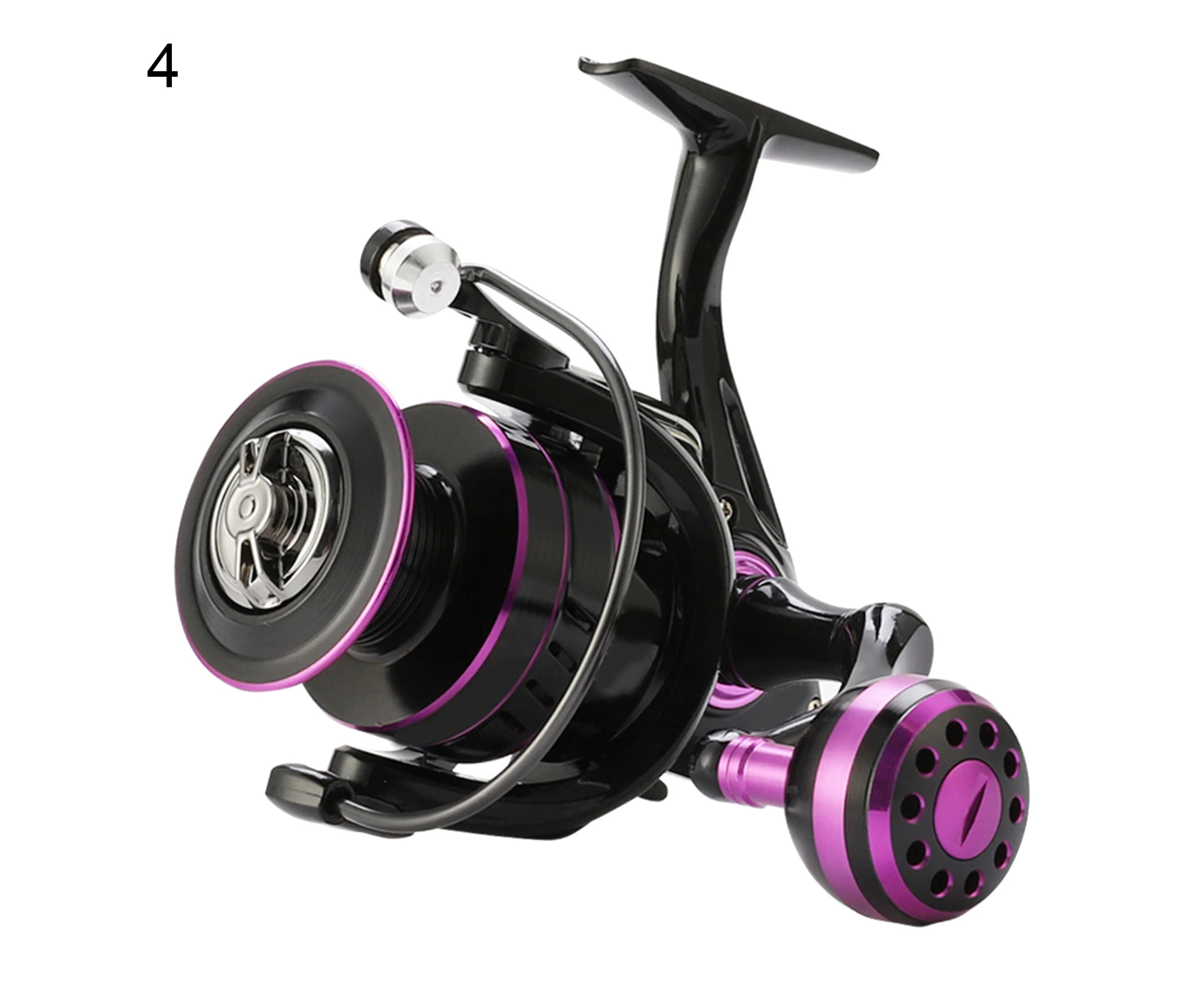 Fishing Reel Non-slip High Hardness Metal Powerful Spinning Fishing Reel for Outdoor