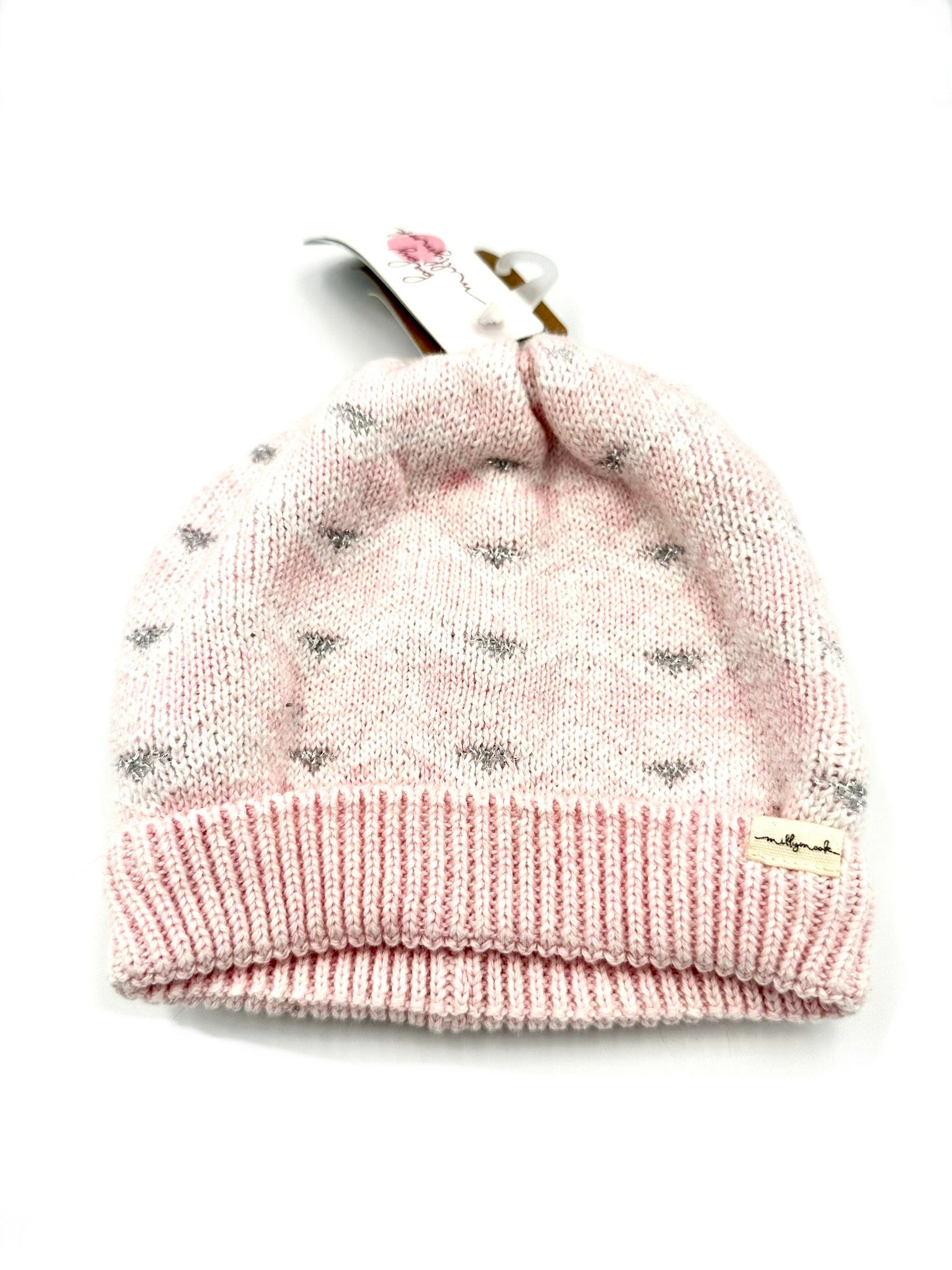 Millymook Phoebe Baby Girls Pink Beanie