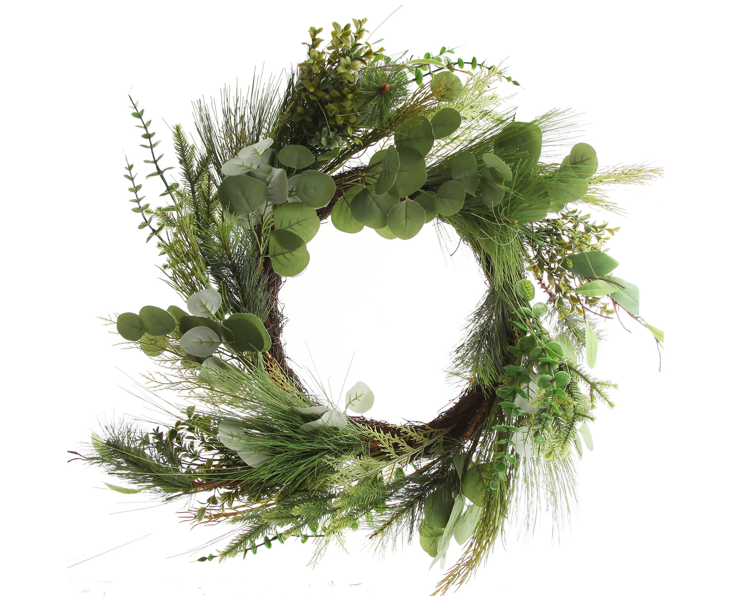 Native Eucalyptus Leaf Christmas Wreath