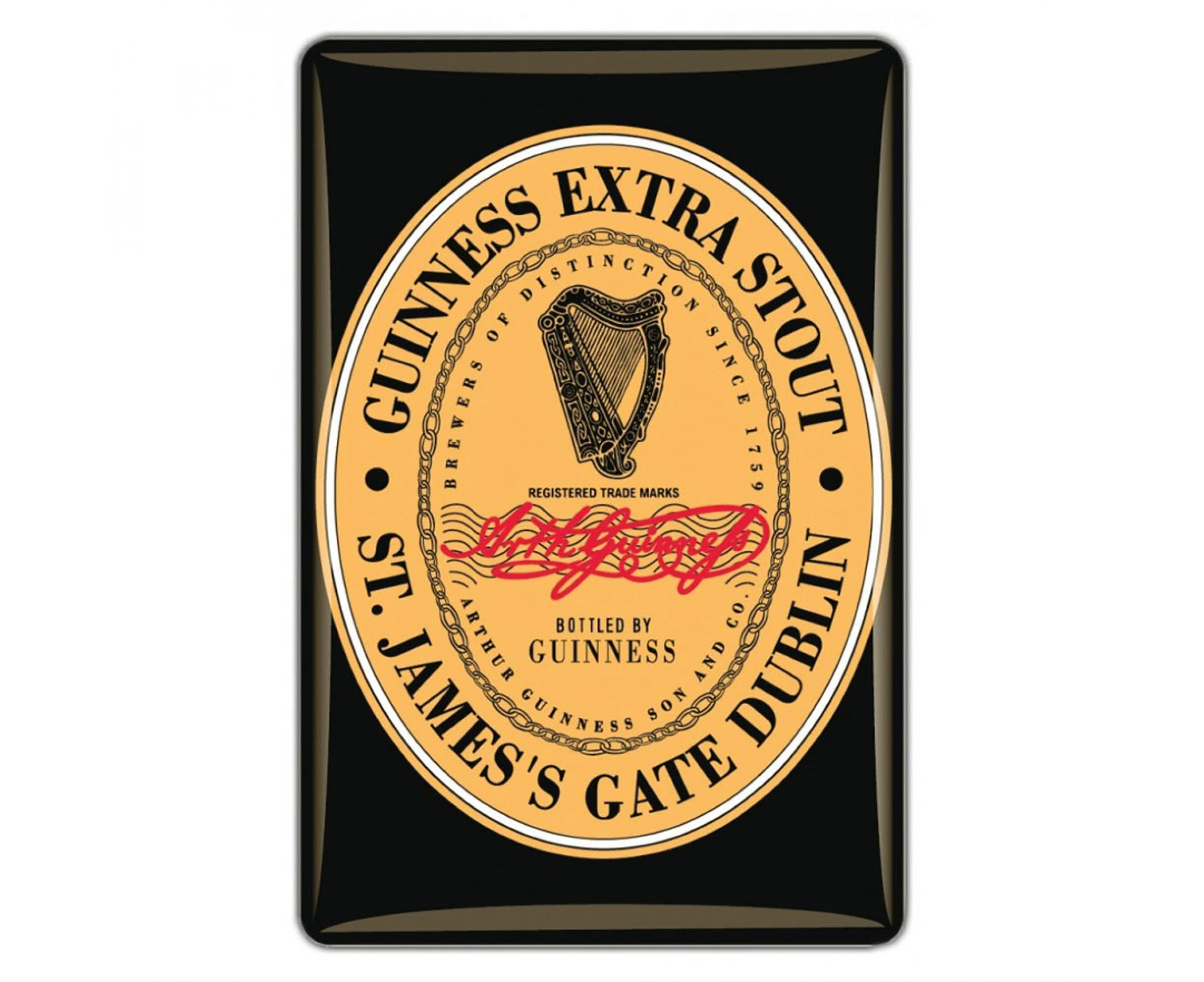 Guinness Extra Stout Heritage Label Magnet