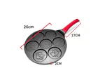 Pancake Maker Pan - Griddle Pancake Pan Molds for Kids Nonstick Pancake Griddle Pan with 7 Animal Shapes