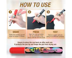 8 Pack Liquid Chalk Markers Erasable Chalkboard Neon Pens f Crafts/Signs/Windows