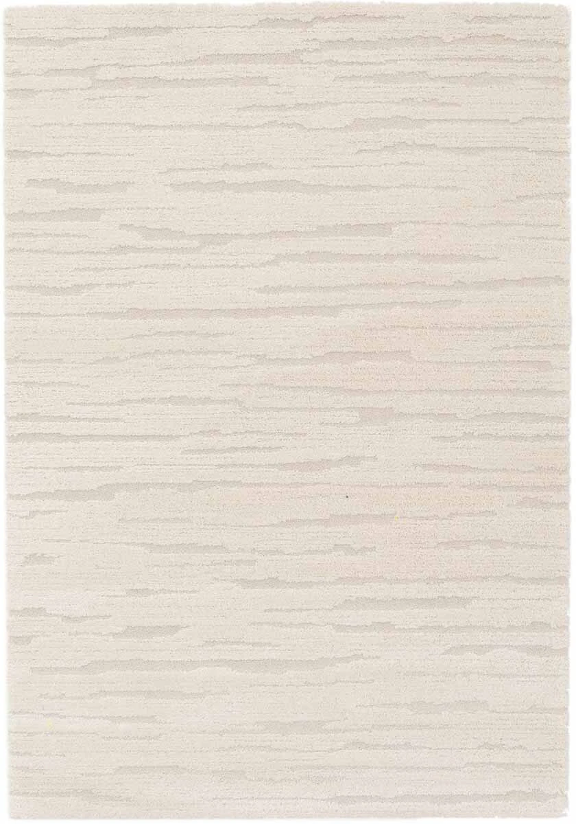 Philippe Abstract Cream Contemporary Floor Rug - 3 Sizes - Cream