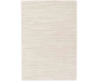 Philippe Abstract Cream Contemporary Floor Rug - 3 Sizes - Cream