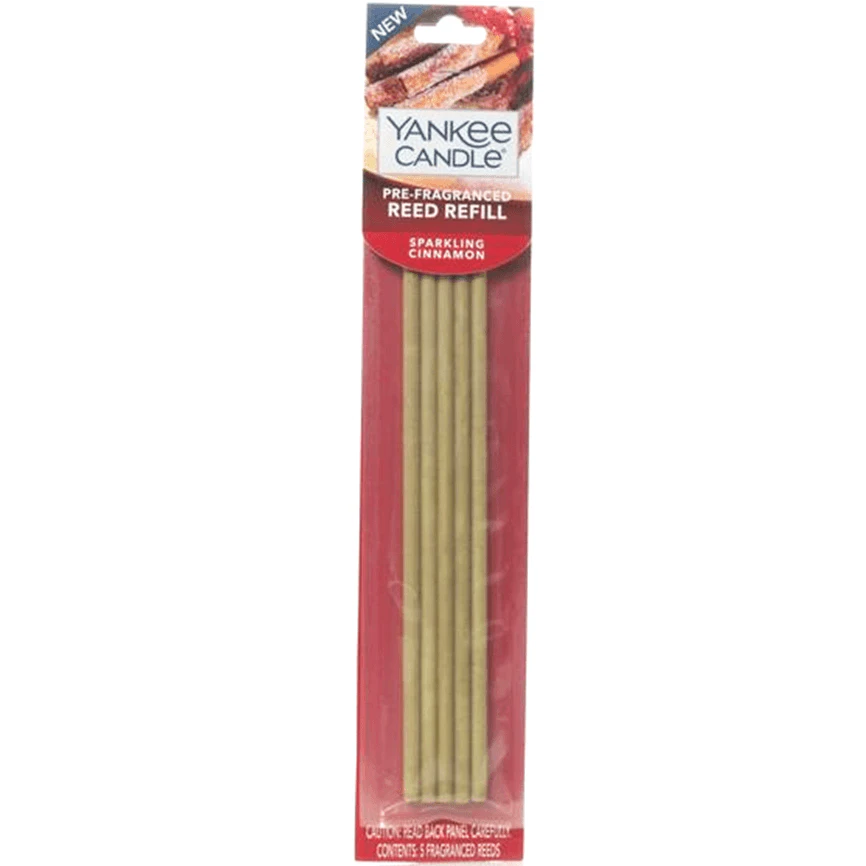 Yankee Candle Reed Diffuser Pre Fragranced Sparkling Cinnamon Sticks Incense Refill Pack