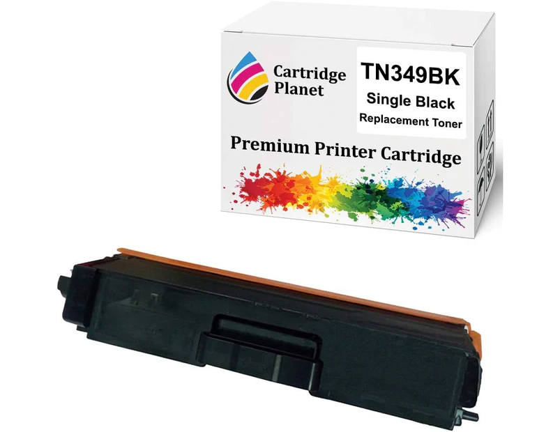 Black Compatible Toner Cartridge for Brother TN-349BK TN349BK (6,000 Pages) for HLL9200CDW MFCL9550CDW