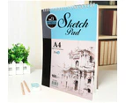A4 Sketch Pad 160gsm 24 Sheets Artist Drawing Painting Art Paper Sketch Book