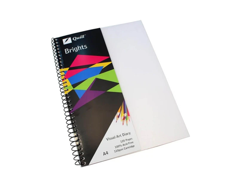 Quill Brights Visual Art Diary A3 (60 leaves) - Frosted