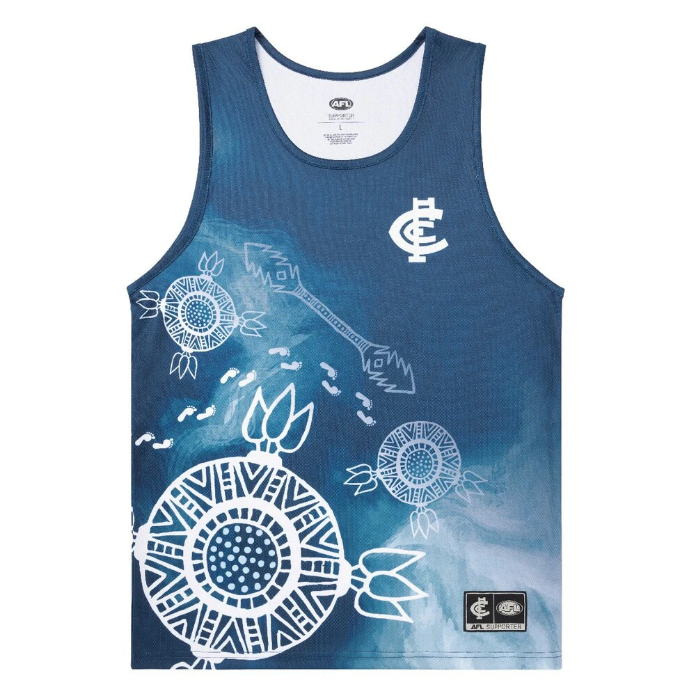 Carlton Blues Indigenous Mens Training Singlet