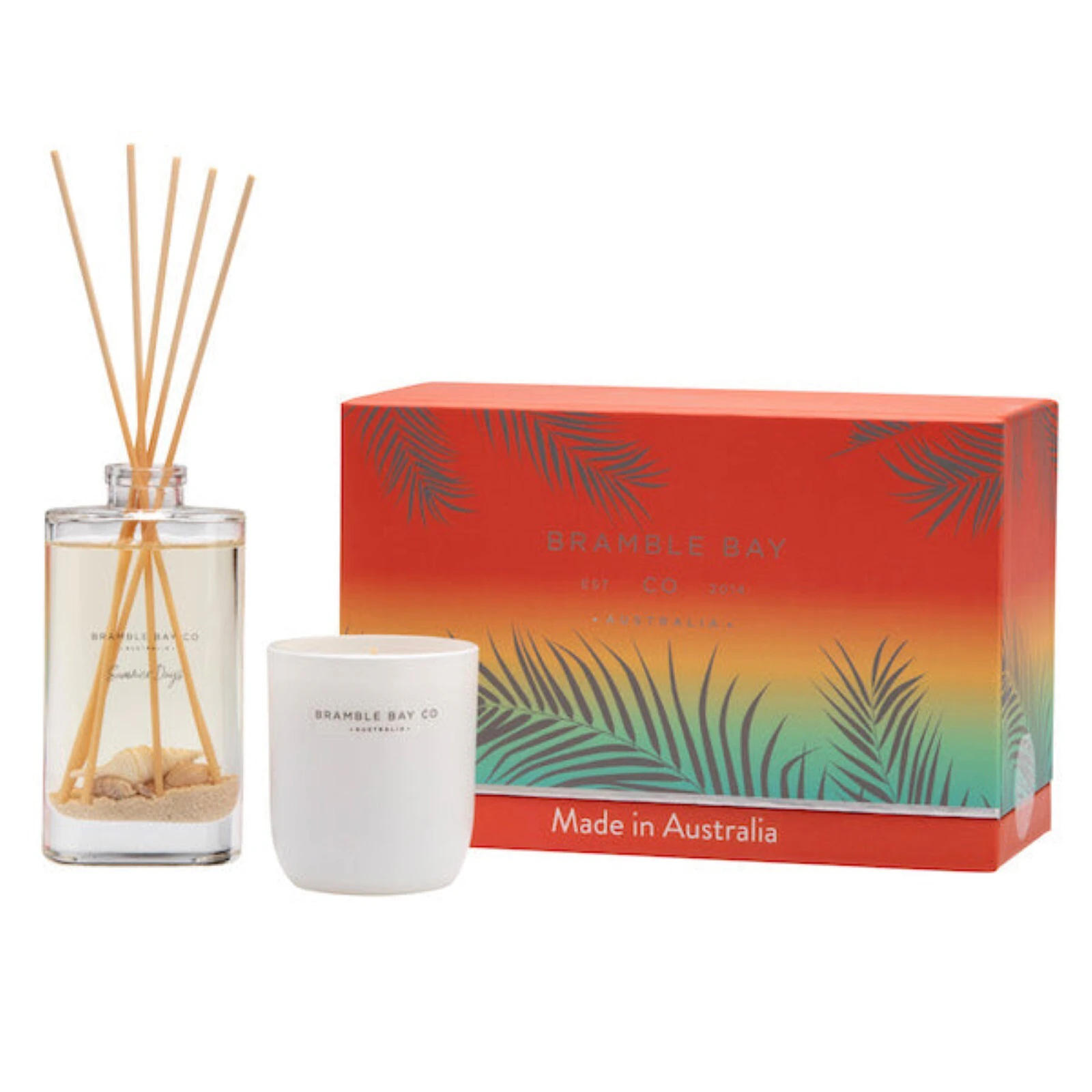 Bramble Bay Ocean Collection Candle & Diffuser Gift Box Set - Summer Days