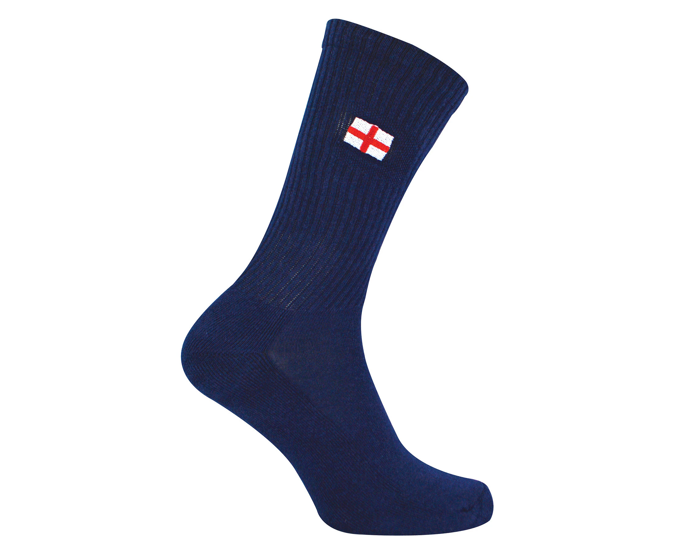 Urban Eccentric - Novelty Cotton Rich St George England Flag Socks in Black | Mens & Womens Socks - England Flag