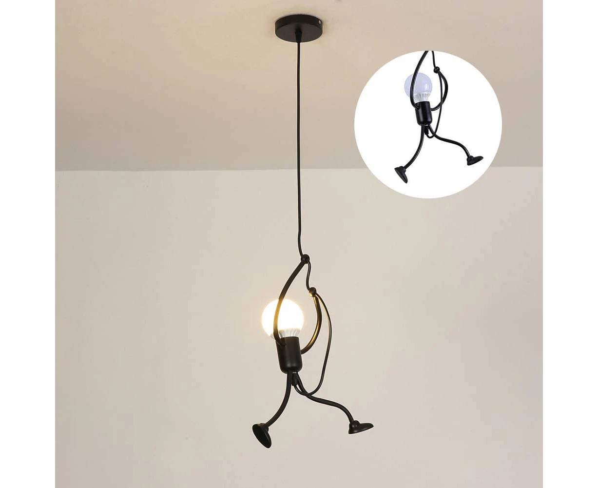 Pendant Light Iron Creative Chandelier Hanging Light Ceiling Light for Kids Room Bedroom Living Room Foyer Kitchen - Modern - Lamp not included