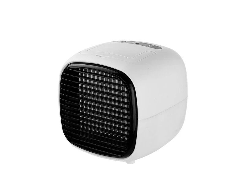 Portable Mini USB Desk Silent Air Conditioner Cooler Home Office Cooling Fan-White Spray Style - White Spray Style
