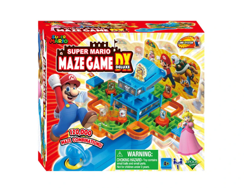 Super Mario Maze Game DX Educational Kids/Childrens Interactive Toy Playset 3+