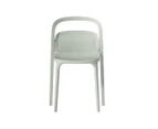 Caggi Modern Dining Chair/Side Chair/Outdoor Chair/One Piece - Grey