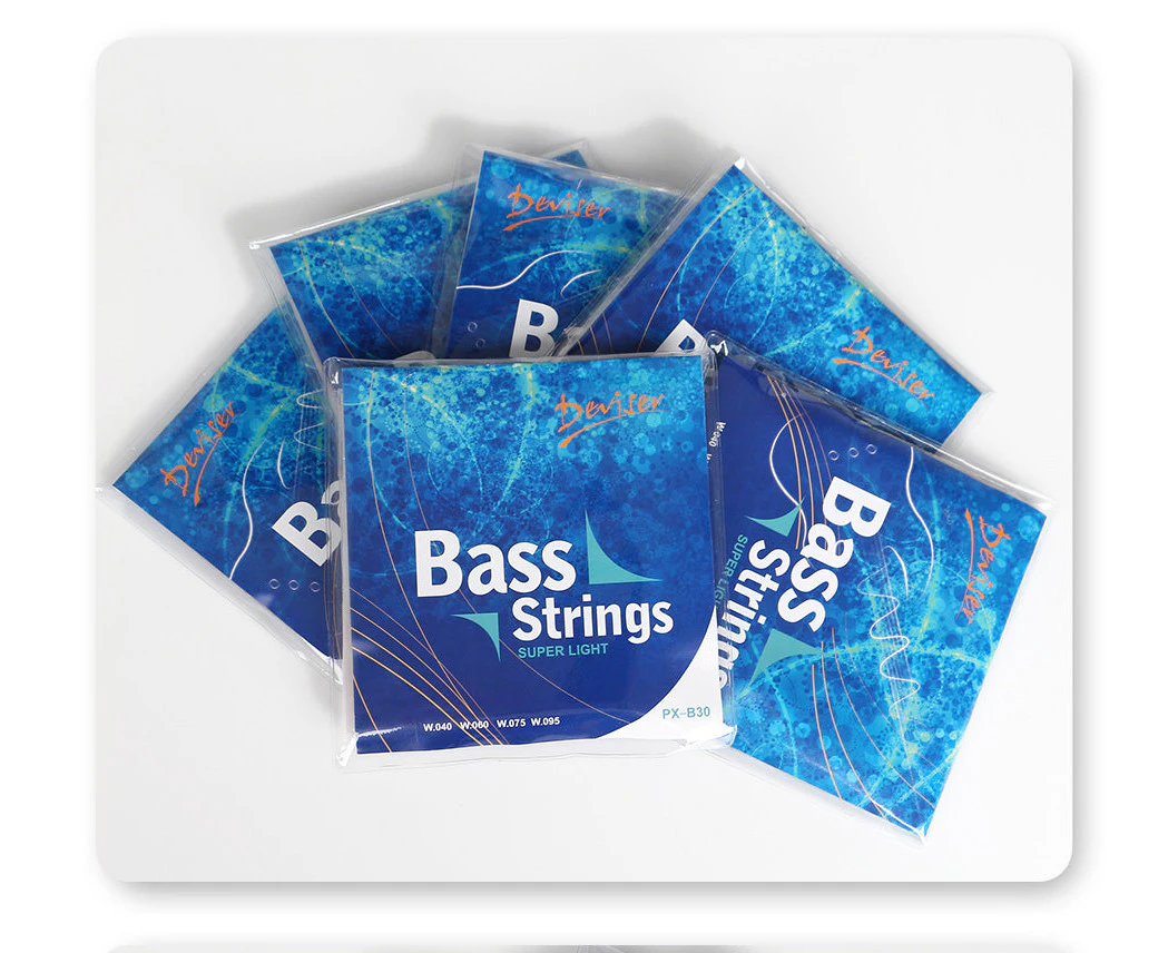 Bass Guitar Strings 4 Set Premium B30 Universal