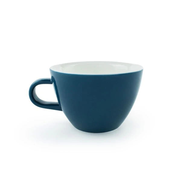 Acme Evolution 150ml Flat White Cup - Whale - Navy Blue