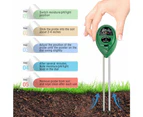 3 in 1 Soil PH Meter Water Moisture Test Hygrometer Sunlight Digital PH Tester Kit For Garden Plant Farm Lawn Flower Testing