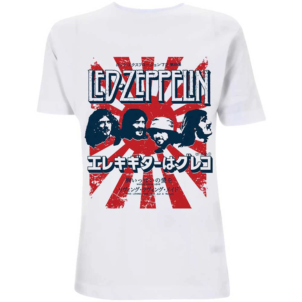 Led Zeppelin | Official Band T-Shirt | Japanese Burst