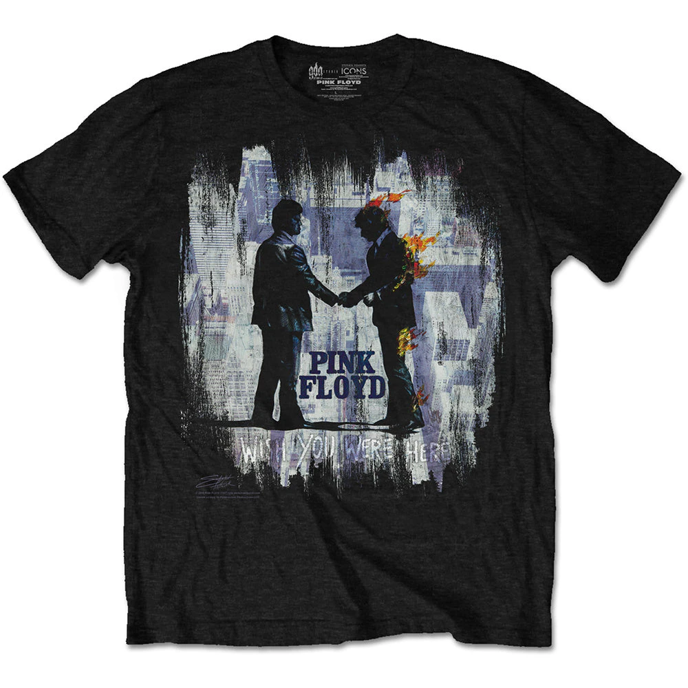 Pink Floyd | Official Band T-Shirt | Wish You Were Here Painting