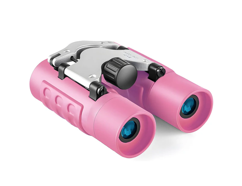 8x21 High Resolution Children's Mini Optical Binoculars - Pink