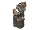 Duck Statue Animal Model Ornamental Multi-color Cascading Freestanding Squirrel Garden Decor for Yard-