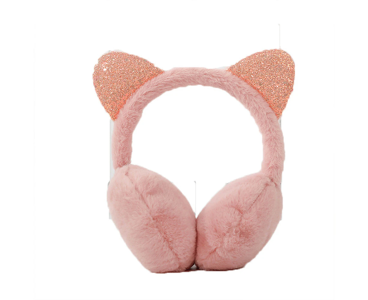 Winter earmuffs for children Warm earmuffs for boys and girls - Pink