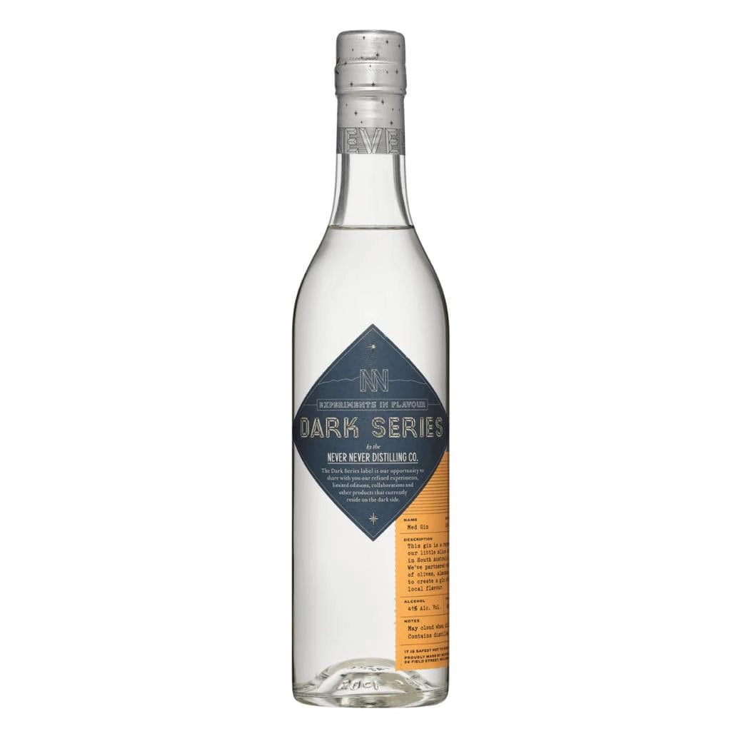 NEVER NEVER DISTILLING CO MEDITERRANEAN GIN 41% 500ML