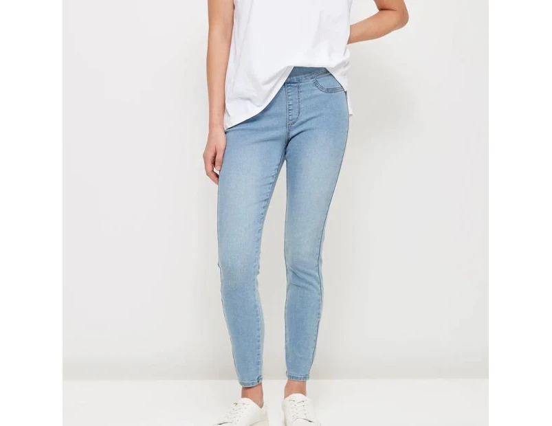 Target Lydia High Rise Ankle Length Denim Jeggings - Blue