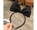 Big Bow Halloween Christmas Hair Bands Women Hair Hoop Bow  Headwear Headpiece Party Decoration - Black