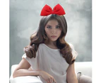 Big Bow Halloween Christmas Hair Bands Women Hair Hoop Bow  Headwear Headpiece Party Decoration - Black