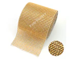 9M Diamante Diamond Ribbon Crystal Gold Rhinestone Mesh Wrap Wedding Party Décor