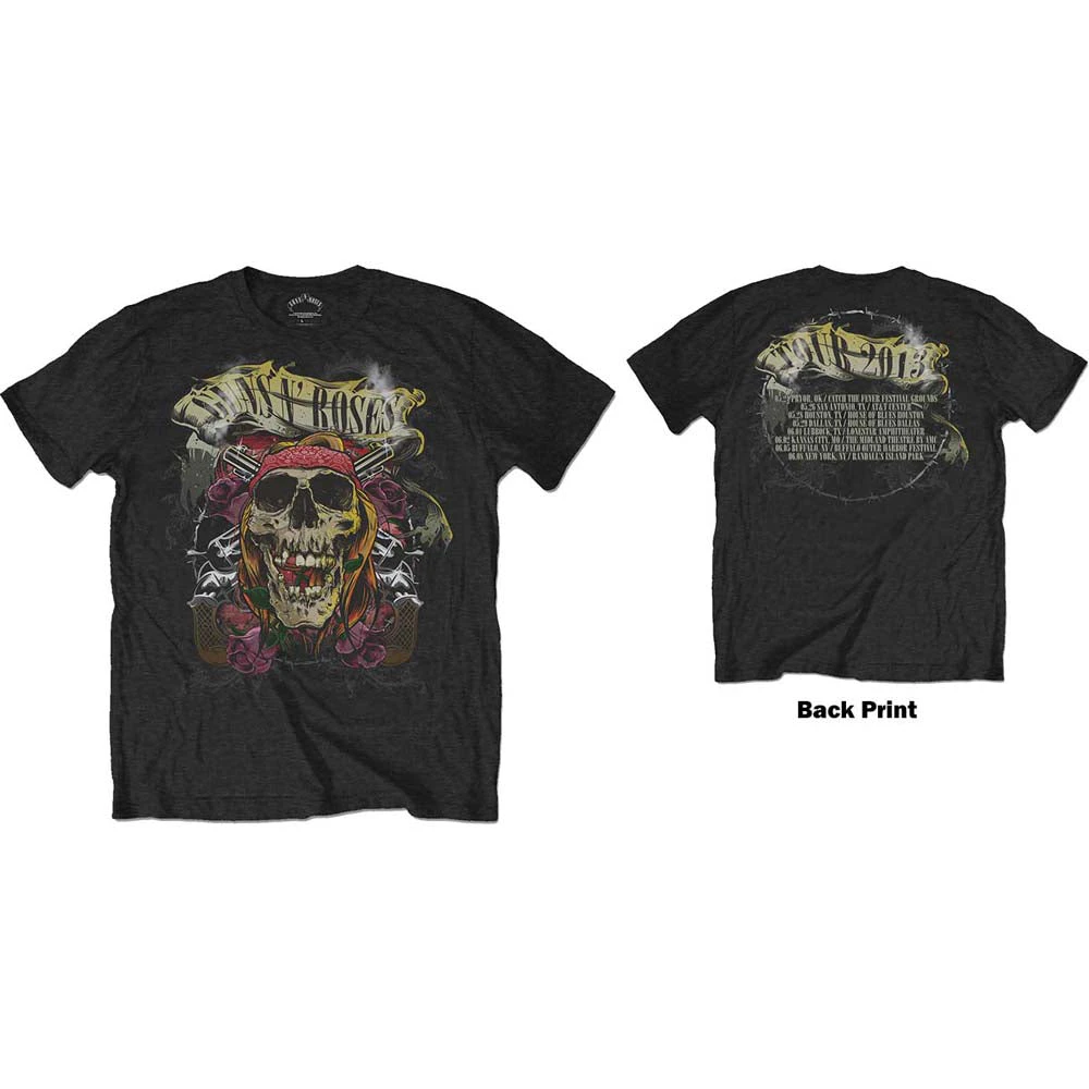 Guns N' Roses | Official Band T-Shirt | Trashy Skull (Back Print)