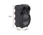 8" 1000W Portable FM Bluetooth Speaker Subwoofer Heavy Bass Sound System