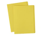Avery Foolscap Manila Folder Yellow 100 Pack - Excellent Condition