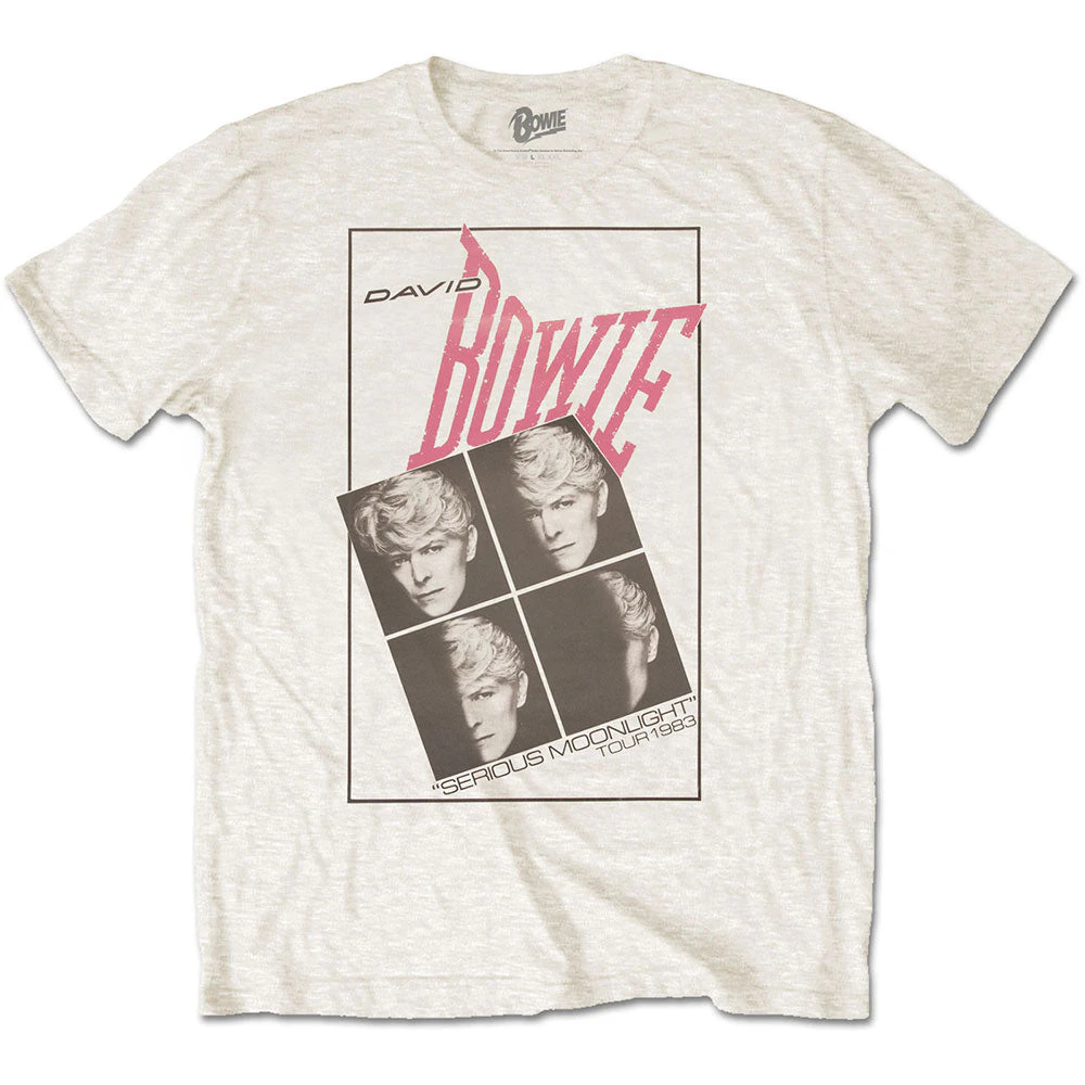 David Bowie | Official Band T-Shirt | Serious Moonlight