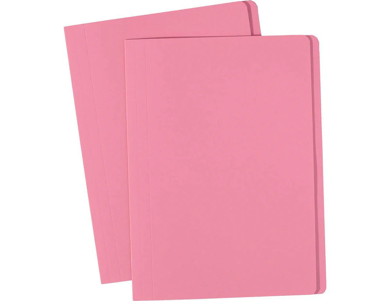 Avery 81552 Manilla Folder File Foolscap Pink Box 100