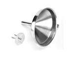 Stainless Steel Funnel with Detachable Filter Cooking Oil Transmit Kitchen Tools-1#