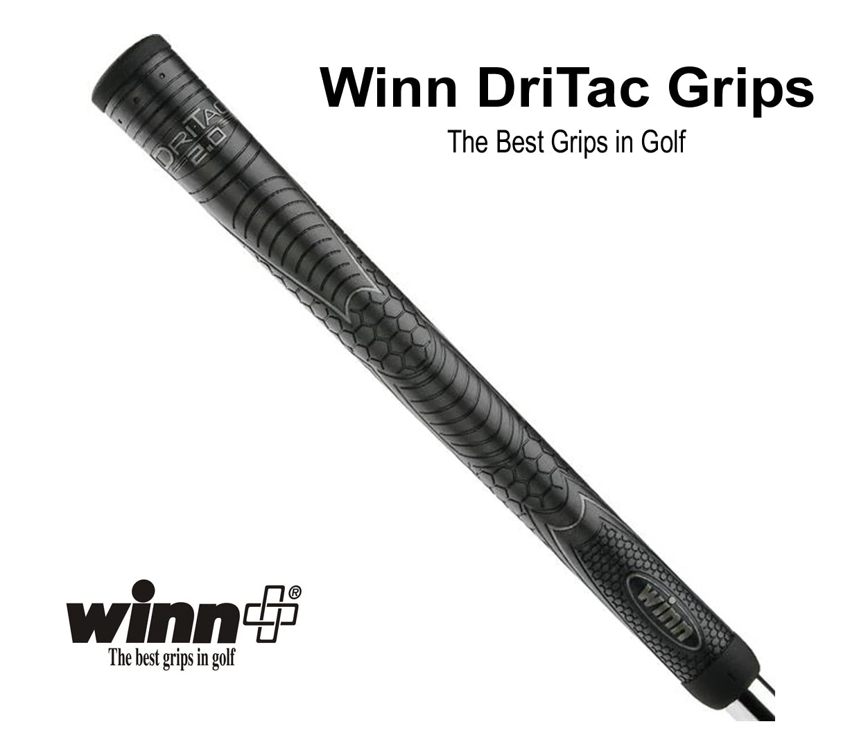 Winn Dri Tac 2.0 Golf Grips - Ladies, Standard, Mid & Jumbo Size