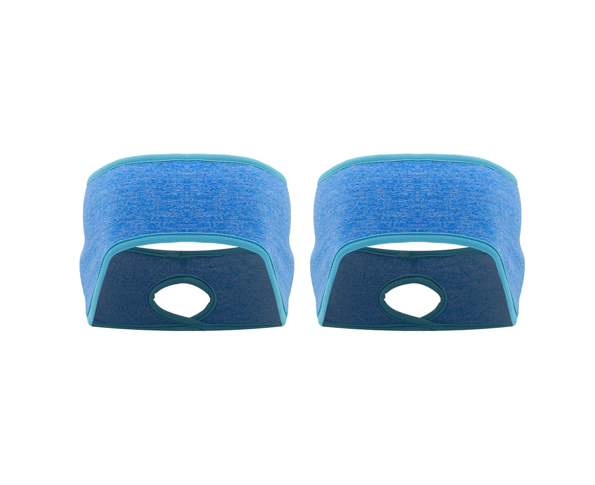 Ear Warmer Headband Full Cover Ear Muffs Headband Sports Headband for Outdoor Use Sports Fitness - Blue