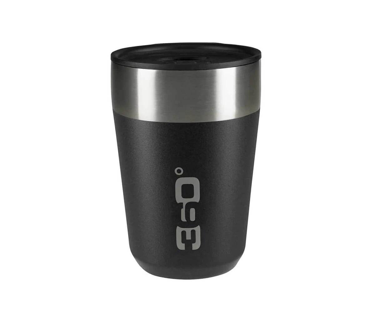 360 Degrees Vacuum Stainless Steel Mug - Black