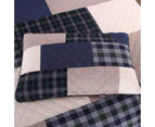 Bedding Queen Size Quilt Set Coverlet Cotton Reversible Bedspread  Bed Cover with 2 Pillow Shams ( Queen Size,90" x 98")