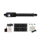 KENNER Heavy Duty Full Solar Single Gate Opener 80W Motor with 20W Solar Power Package KNL200E-01