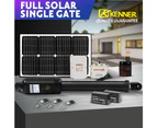 KENNER Heavy Duty Full Solar Single Gate Opener 80W Motor with 20W Solar Power Package KNL200E-01