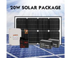 KENNER Heavy Duty Full Solar Single Gate Opener 80W Motor with 20W Solar Power Package KNL200E-01